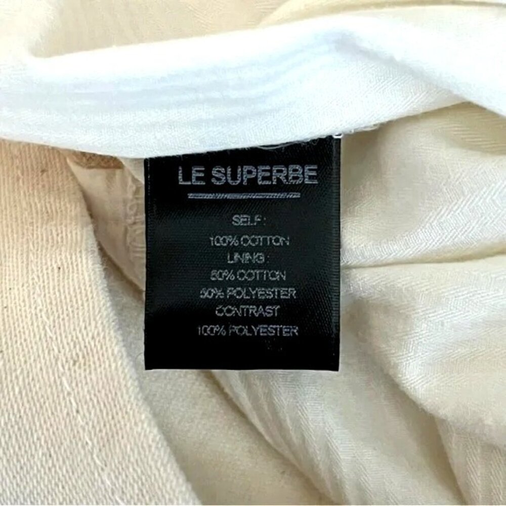 Le Superbe Mr & Mrs Benjamin midi skirt off-white tulle hem stretch size 8 - Picture 12 of 14